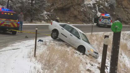 <i>KCNC</i><br/>The driver was worried about getting out of the vehicle and when fire crews arrived