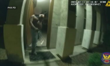 Graphic body-cam video released by police Thursday shows when an officer was ambushed at a south Phoenix home.