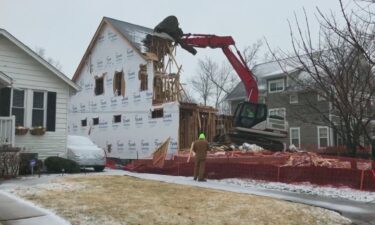 A Kirkwood home in the middle of development was torn down this week because at one point during the process