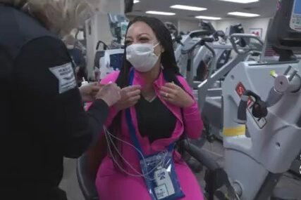 <i>KTVT</i><br/>33-year-old Domonique Reagan of Arlington wants you to listen to your heart.