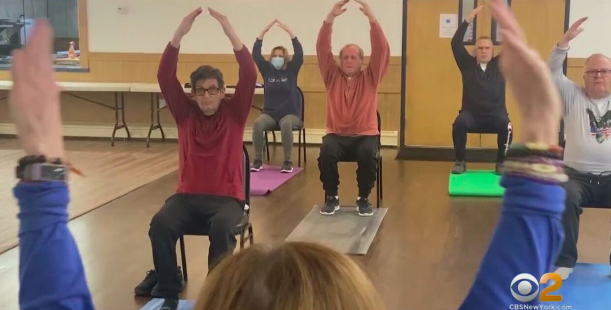 <i>WCBS</i><br/>Veterans Yoga Project is helping vets cope with stress