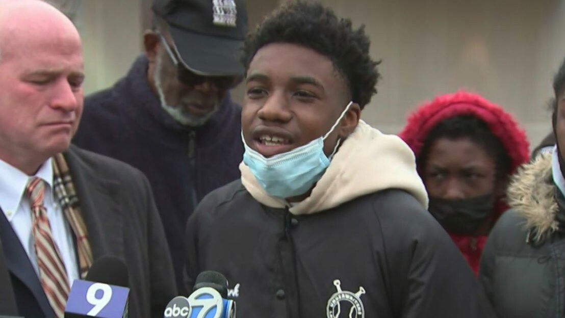 <i>WBBM</i><br/>Fifteen-year-old Martell Williams spoke about winding up under arrest