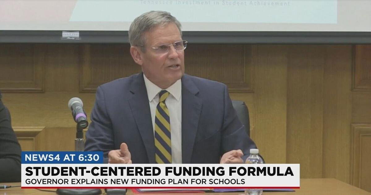 <i>WSMV</i><br/>Governor Bill Lee and Commissioner Penny Schwinn unveiled the breakdown of billions of dollars that will be used to fund students in public schools K through 12.