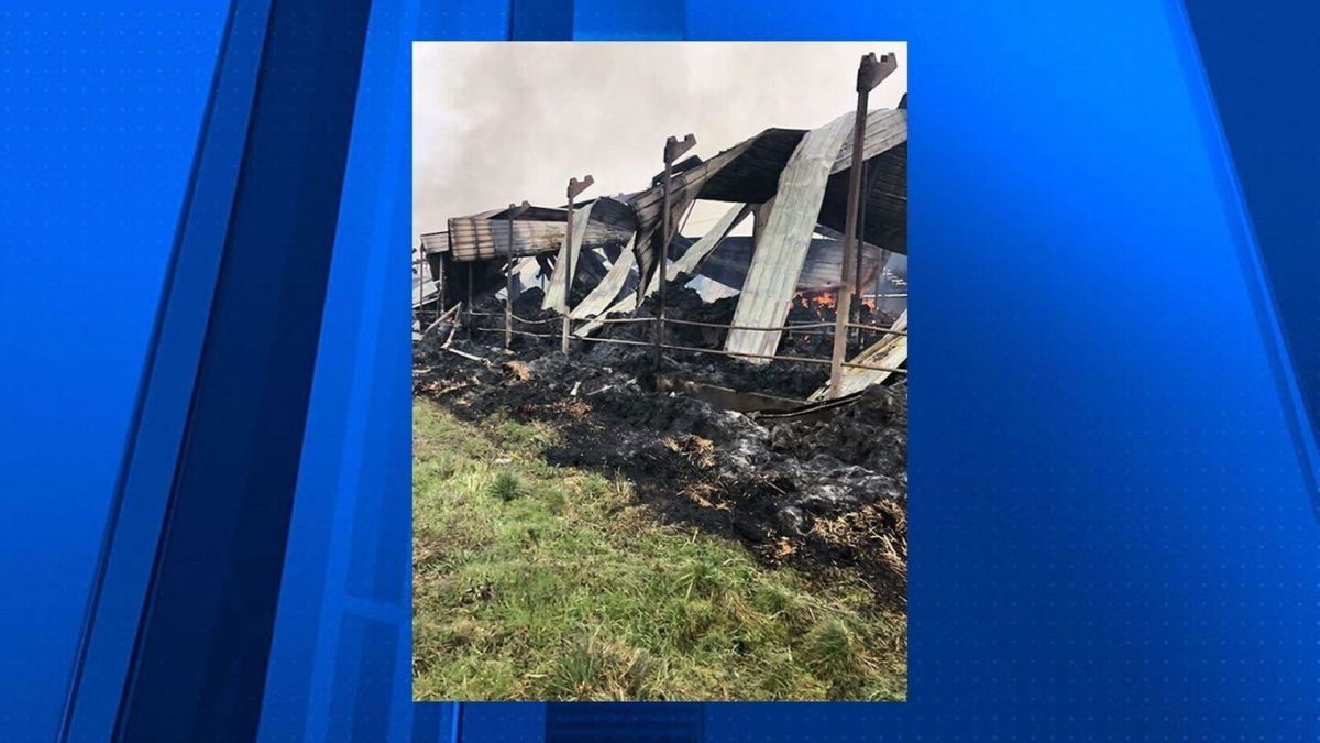 <i>Marion Co Sheriff/KPTV</i><br/>A 3-alarm fire burned down a 50