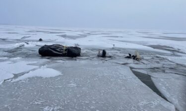 The Coast Guard in Essexville was called into action Friday to rescue two people on the Saginaw Bay.