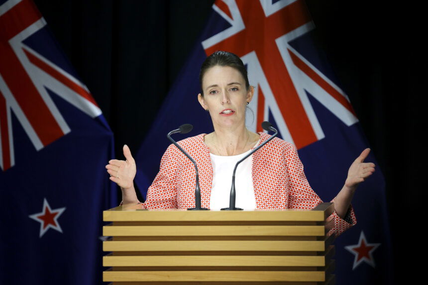 Prime Minister Jacinda Ardern outlined a five-step plan Thursday that will allow fully vaccinated New Zealand citizens to start traveling from Australia later this month.