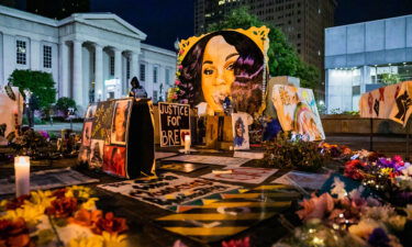 A memorial to Breonna Taylor in Louisville