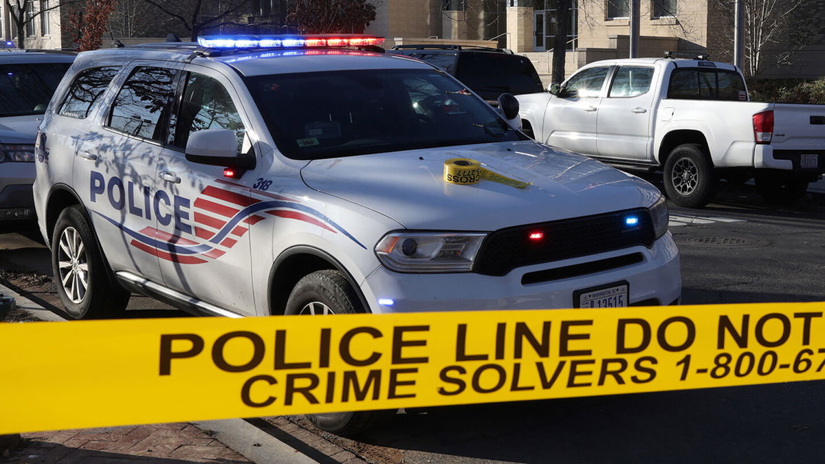 <i>Alex Wong/Getty Images/FILE</i><br/>A fourth lawsuit alleges a toxic culture within the DC police department. Pictured is a DC police car on February 8.