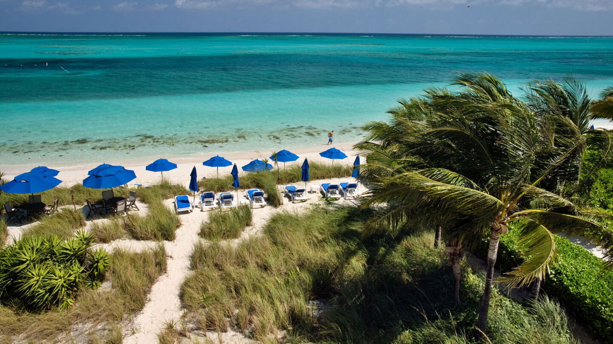 <i>Ellen McKnight/Adobe Stock</i><br/>View of Beachfront on Grace Bay in Providenciales