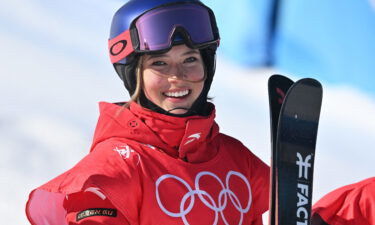 China's Eileen Gu made Winter Olympics history on Friday by winning her third freeski medal.