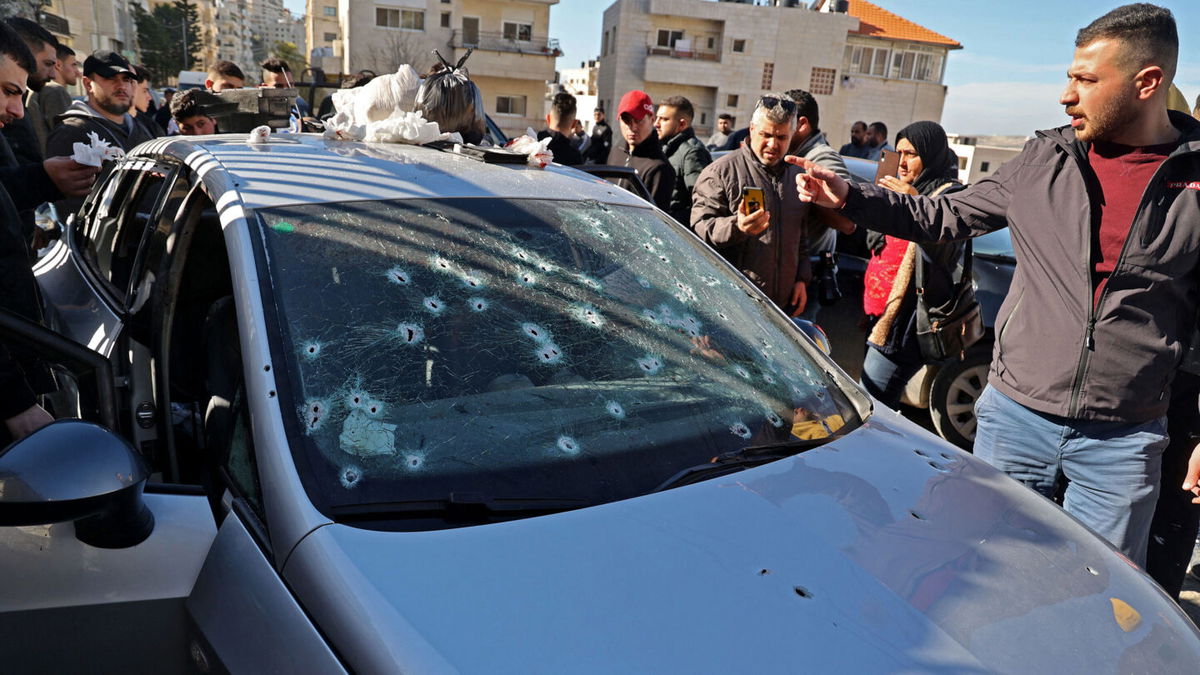 <i>Jaafar Ashtiyeh/AFP via Getty Images</i><br/>Israeli border police say the men killed in the counter-terror operation were responsible for a series of attacks on soldiers in the West Bank.