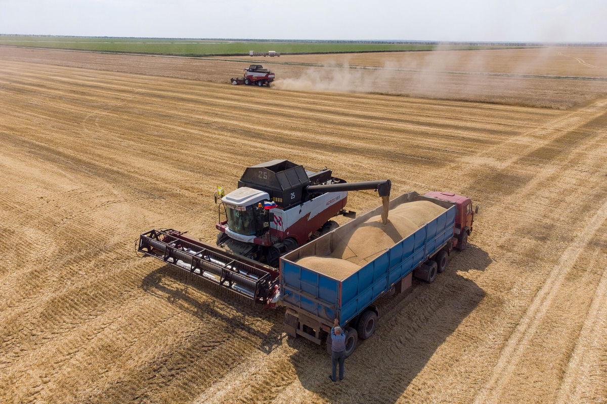 <i>Andrey Rudakov/Bloomberg/Getty Images</i><br/>Russia and Ukraine together account for about a third of global wheat supply.