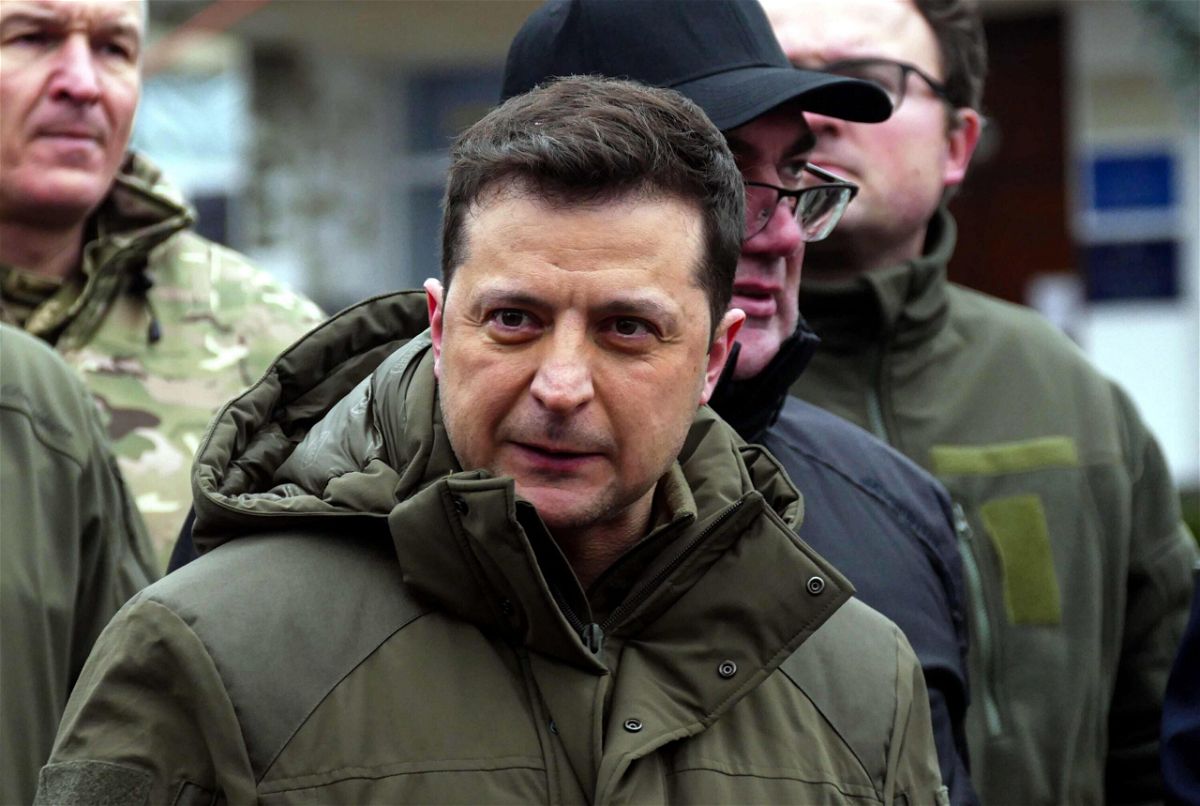 <i>Konstantin Sazonchik/TASS/Getty Images</i><br/>Biden administration officials have privately urged Ukrainian President Volodymyr Zelensky not to leave Ukraine and visit Munich on Saturday given concerns about a possible incursion