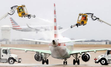 Dozens of flights were canceled on Wednesday at Dallas/Fort Worth International Airport