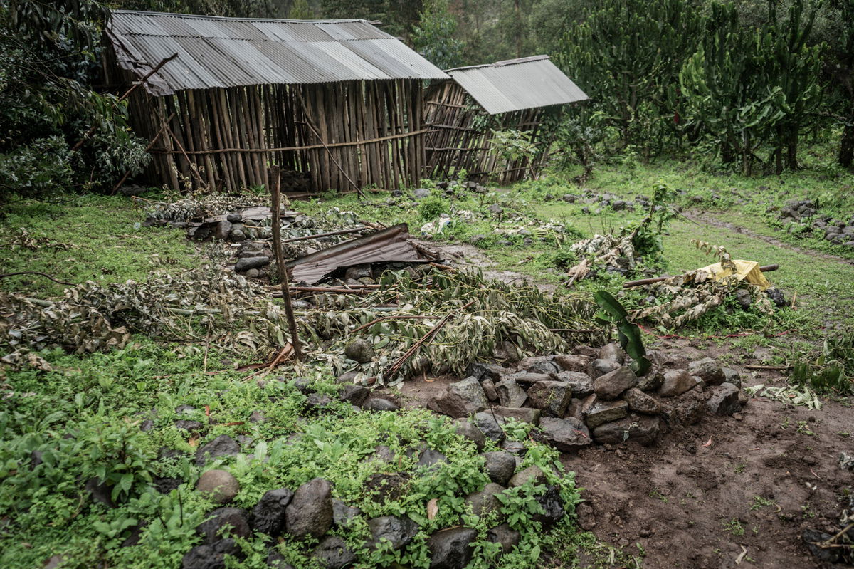 <i>Amanuel Sileshi/AFP/Getty Images</i><br/>A mass grave for victims that were killed in an alleged massacre is seen in the village of Chenna