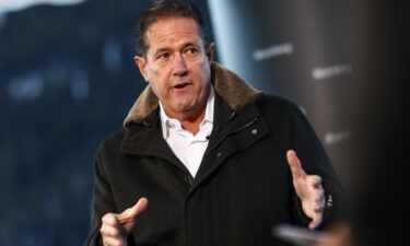 Jes Staley speaking during a Bloomberg Television interview at the World Economic Forum  in Davos