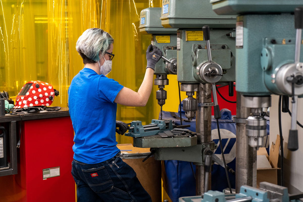 <i>Andrew Ryan</i><br/>Students take welding lab classes at the new Advanced Technical Skills Institute at Metropolitan Community College in Kansas City