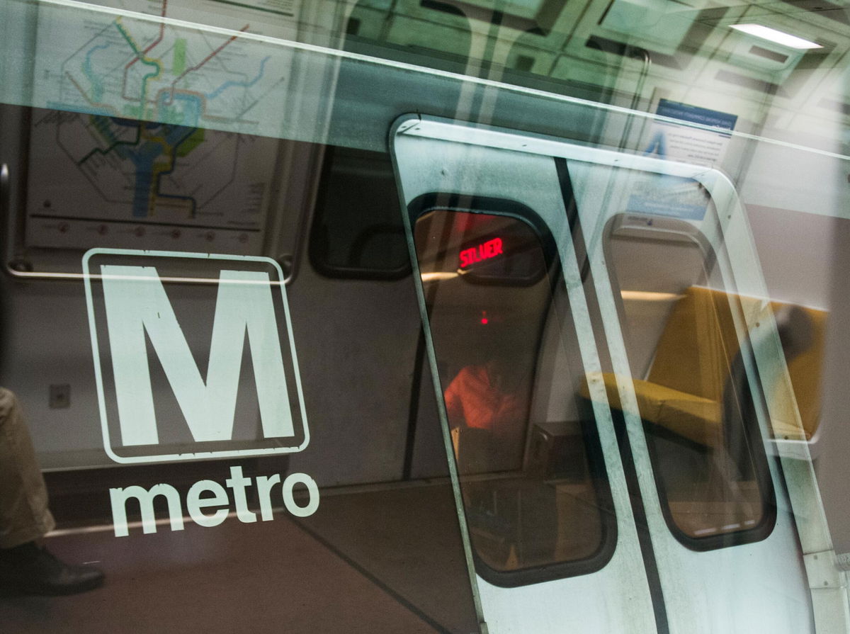 <i>Bill Clark/CQ-Roll Call/Getty Images</i><br/>A Metro train stops at a station in Washington