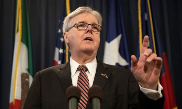 Texas Lieutenant Governor Dan Patrick talks about critical race theory at the Capitol in Austin