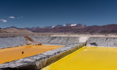 Lithium for batteries is extracted through evaporation in a brine pool in Argentina. This pool is owned by a subsidiary of Neo Lithium