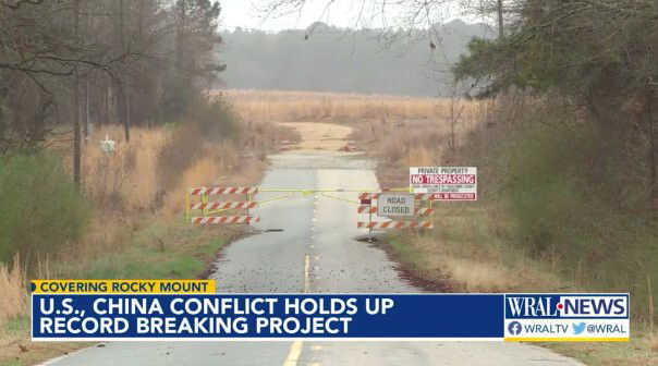 <i>WRAL</i><br/>A Chinese company’s planned tire factory in Edgecombe County is being held up due to international politics.