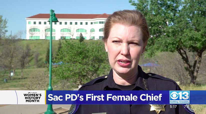 <i>KOVR</i><br/>Katherine Lester is sworn in as the first-ever female Sacramento police chief.