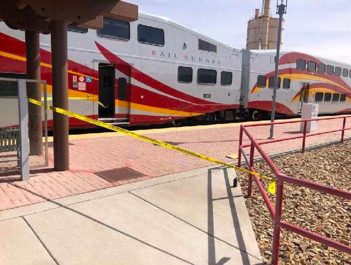 <i>KOAT</i><br/>Luis Carlos Sanchez was arrested on Saturday for multiple stabbings on the Rail Runner train.