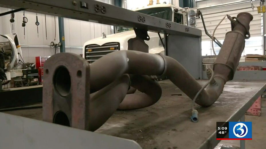 <i>WFSB</i><br/>A rash of catalytic converter thefts have Waterbury police busy.