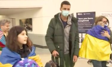 It was an emotional first meeting at Newark Liberty Airport for Elana Koenig