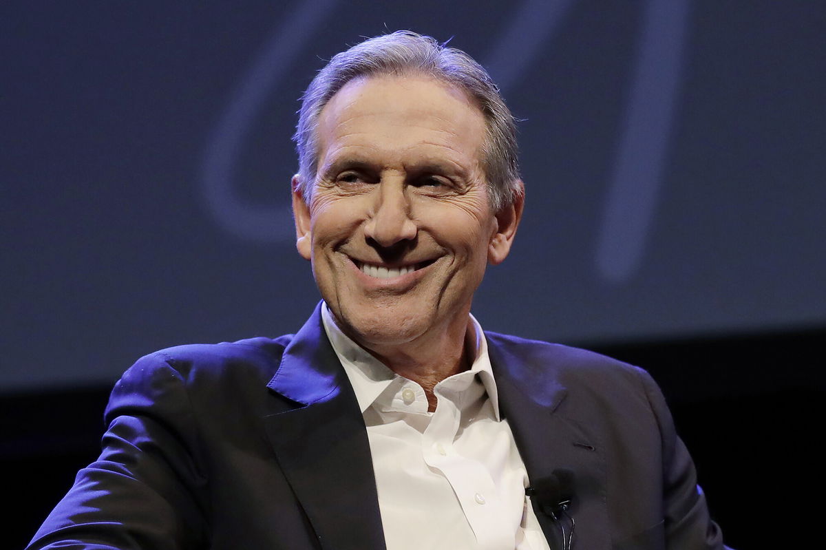 <i>Ted S. Warren/AP</i><br/>Howard Schultz will serve as Starbucks' interim CEO following an announcement from the company that current CEO Kevin Johnson will step down on April 4.
