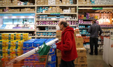 People shop at a home improvement store in Bethesda