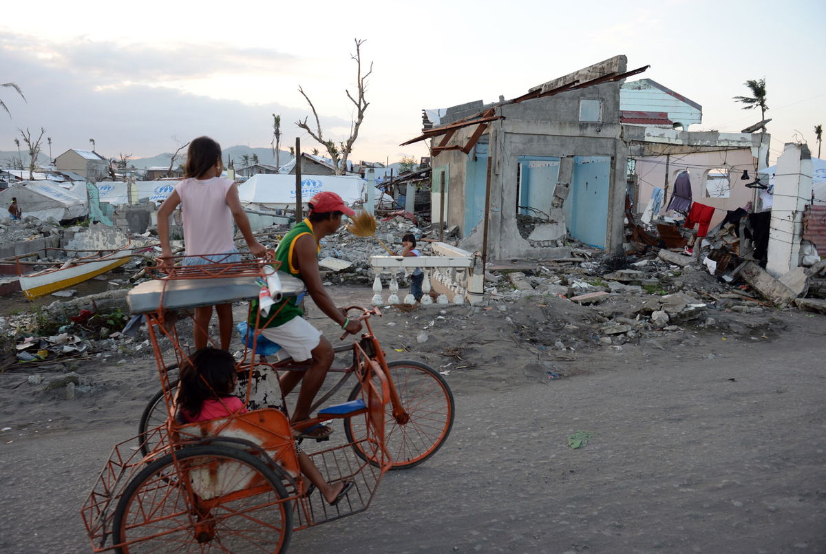 <i>TED ALJIBE/AFP/AFP/Getty Images</i><br/>A survivor of Typhoon Haiyan