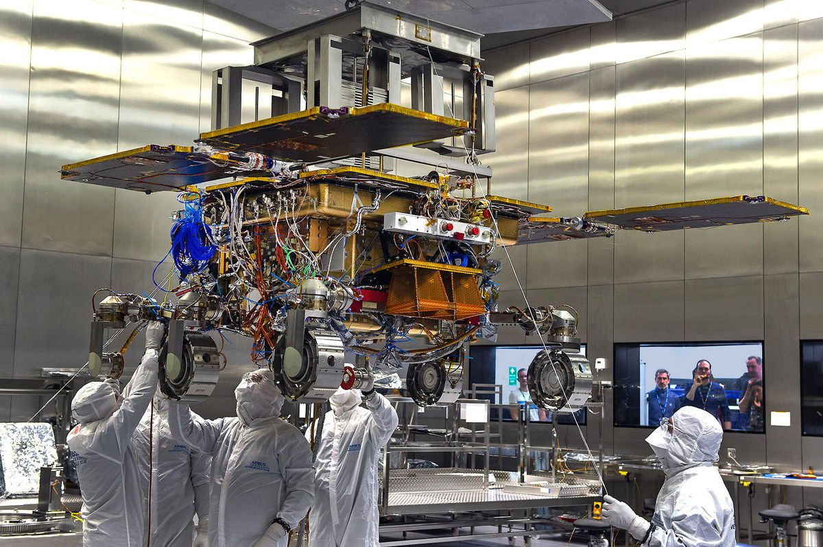 <i>Max Alexander/Airbus</i><br/>The launch of the ExoMars rover