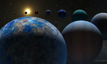 This illustration displays the variety of exoplanets that exist beyond our solar system.