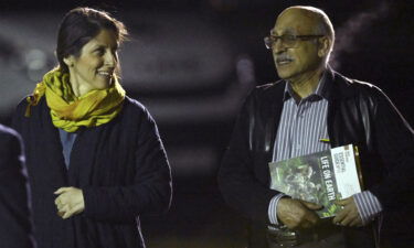 Nazanin Zaghari-Ratcliffe (left) and Anoosheh Ashoori were freed from Iran and arrived at a military base in Brize Norton