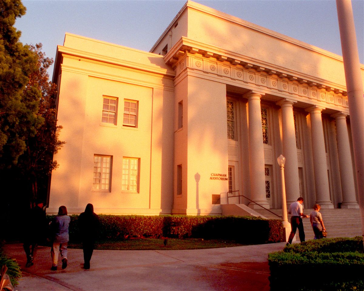 Chapman Auditorium on the campus of Chapman University.
