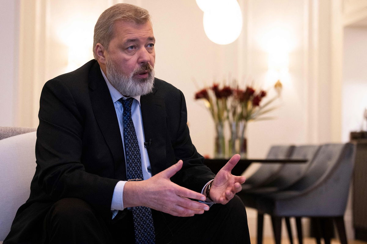 <i>Odd Andersen/AFP/Getty Images</i><br/>Russian Nobel Peace Prize laureate Dmitry Muratov in Oslo