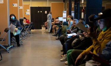 Refugees from Ukraine look for jobs at a Polish government organization in Warsaw