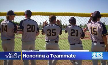 The Oak Ridge High School baseball team took the field Monday to honor one of their teammates