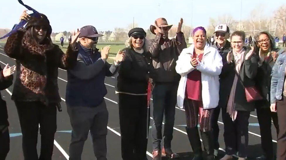 <i>WLS</i><br/>A high school teacher who kept her Olympic gold medals a secret from her students was honored with new a track.