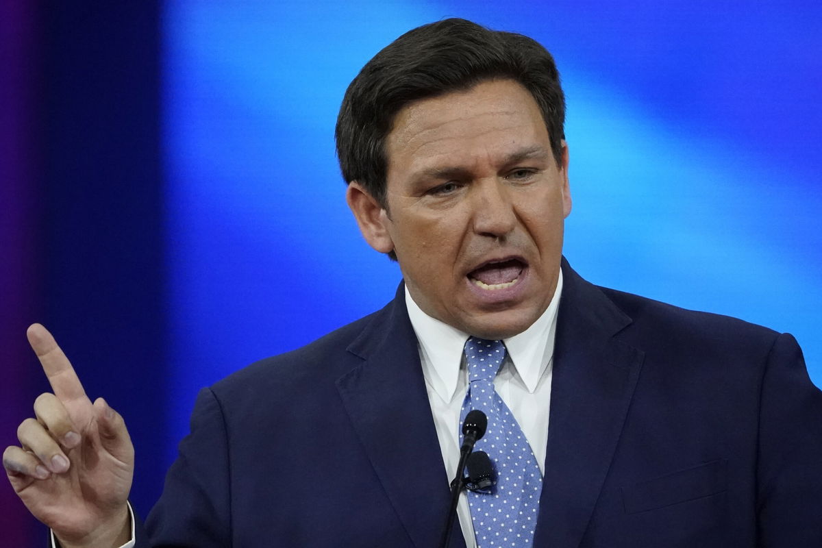 <i>John Raoux/AP</i><br/>Florida Gov. Ron DeSantis said on April 28 that 