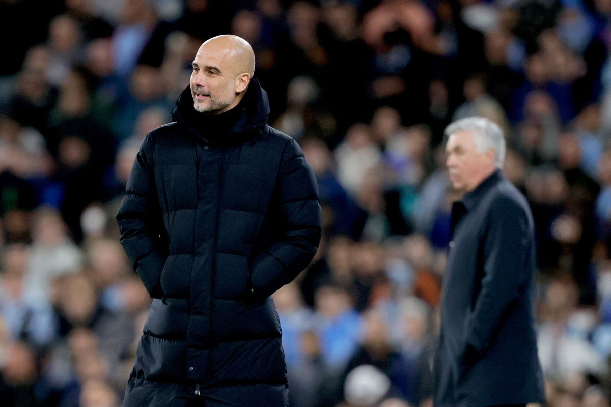 <i>Soccrates Images/Getty Images</i><br/>Pep Guardiola has yet to win the Champions League with Manchester City.