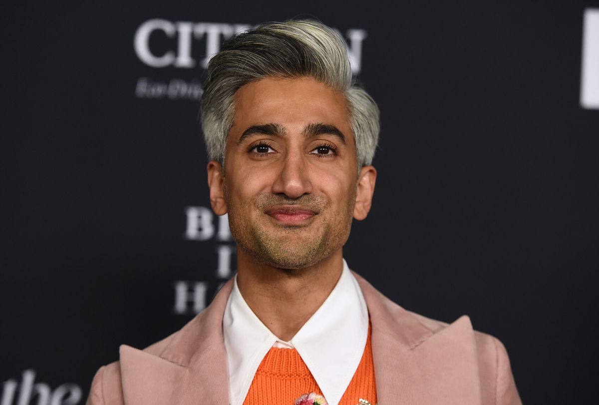 <i>Jordan Strauss/Invision/AP</i><br/>Tan France arrives at the 2021 InStyle Awards at The Getty Center on Monday