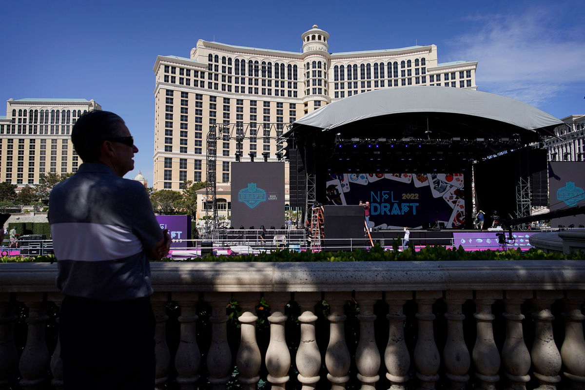 <i>John Locher/AP</i><br/>Las Vegas hosts the NFL Draft