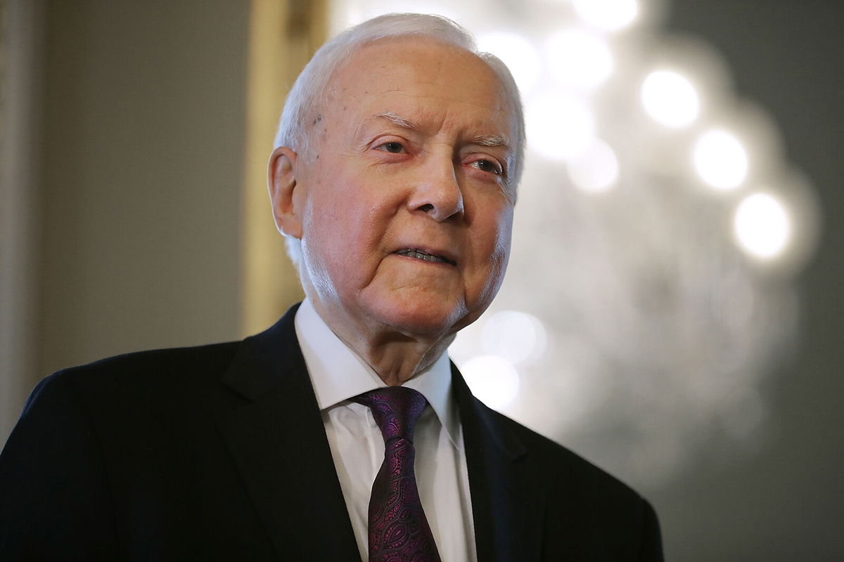 <i>Chip Somodevilla/Getty Images</i><br/>Former Sen. Orrin Hatch