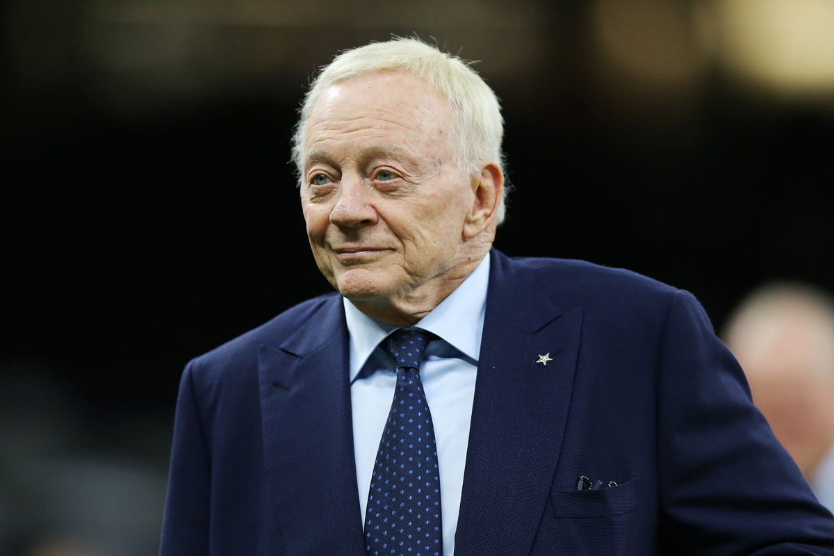 <i>Jonathan Bachman/Getty Images North America/Getty Images</i><br/>Dallas Cowboys owner Jerry Jones has not commented on the paternity claim