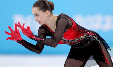 Valieva made history as the first women to land a quadruple jump during a Winter Olympics.