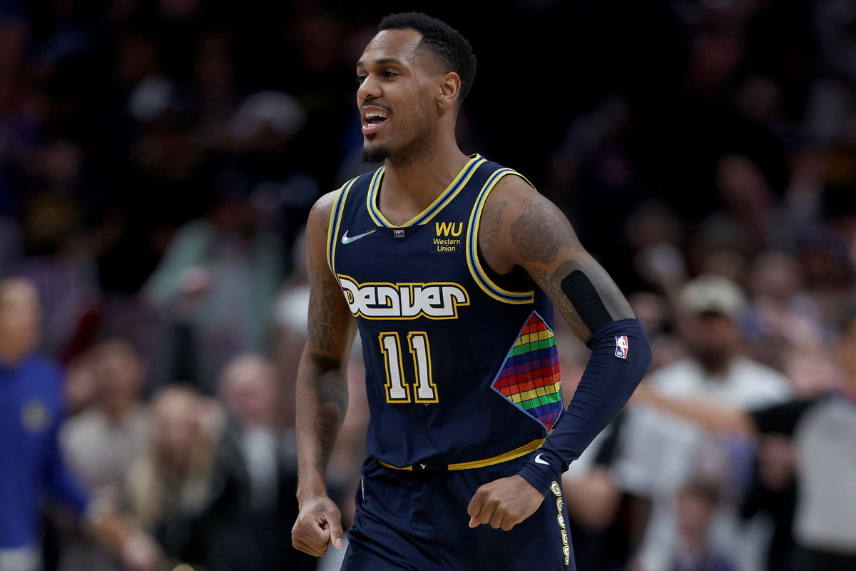 <i>Matthew Stockman/Getty Images North America/Getty Images</i><br/>Monte Morris hit a clutch floater late on to put the Denver Nuggets back ahead.