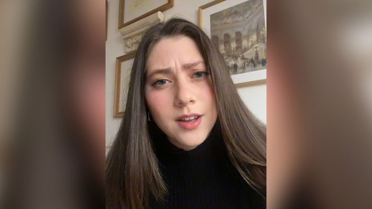 <i>Courtesy Teddy Siegel</i><br/>Teddy Siegel is seen in a TikTok video speaking about being banned.