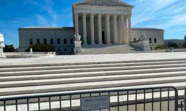 A man who set himself on fire Friday on the plaza in front of the US Supreme Court in Washington